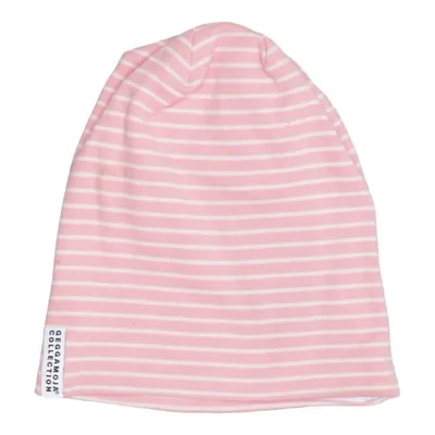 Beanie (Pink, White) from Geggamoja Collection Organic cotton