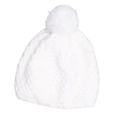 Bonnet à pompon (Blanc) de Wedze Acrylique, Élasthane, Polyester