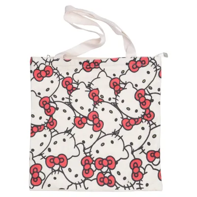 Stofpose (Hvid, Rød, Sort) fra Hello Kitty by Sanrio