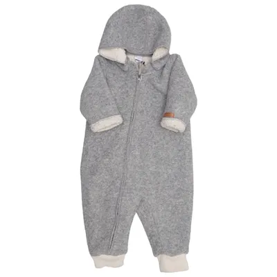 Onesie (Grijs) van Lindex Baby Polyester, Wol