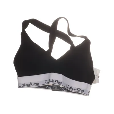 Sports bra (Black, White) from Calvin Klein Cotton, Elastane, Modal, Polyester