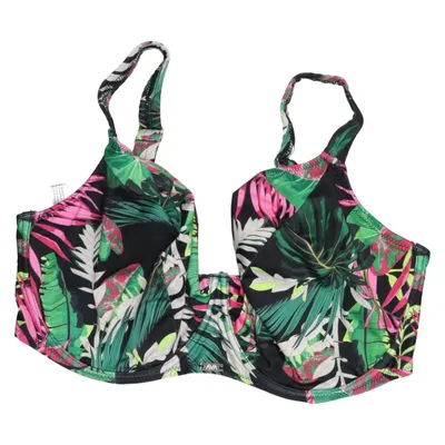 Bikini top (Sort, Flerfarvet) fra Ava Elastan, Polyamid
