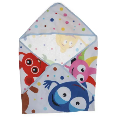 Badcape (Flerfärgad) från Babblarna Bomull