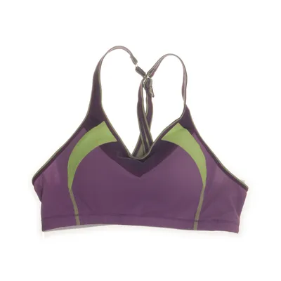 Brassière (Violet, Vert) de Moving Comfort Élasthane, Polyamide, Polyester