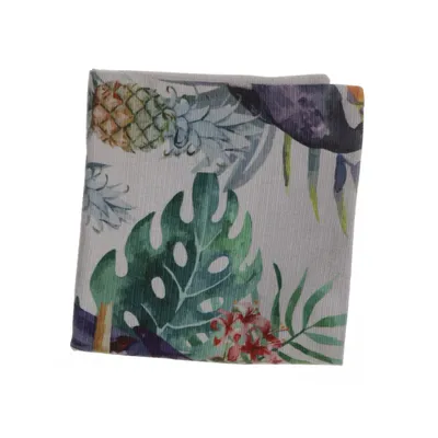 Kuddfodral (Vit, Flerfärgad) från Escape to Paradise Polyester