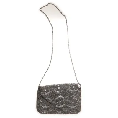Clutch bag (Gray, Silver) from Atmosphere Cotton, Polyester, Polyurethane