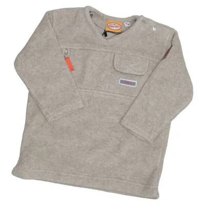 Fleece sweater (Gray) from Cinema Polyester, Viscose