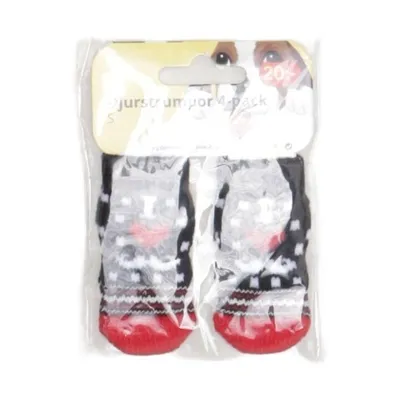 Chaussures pour chien (Noir, Blanc, Rouge) de DollarStore
