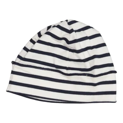 Beanie (White, Blue) from Petit Bateau Cotton