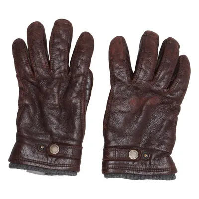 Läderhandskar (Brun) från Hestra Skinn, Polyamid, Polyester, Ull
