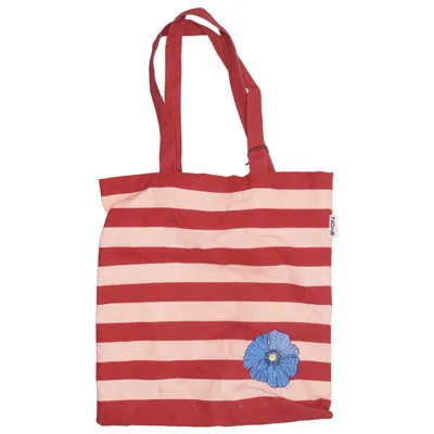 Canvas bag (Red, Beige, Multicolored) from ByOn
