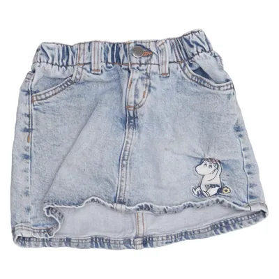 Spijkerrok (Blauw) van Moomin by Lindex Katoen, Elastaan