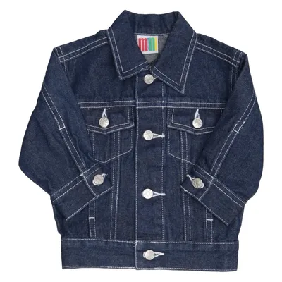 Veste en jean (Bleu) de Mini Friend Coton