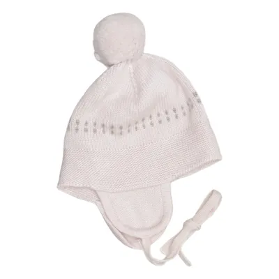 Bonnet à pompon (Rose) de Lillelam Laine de mouton