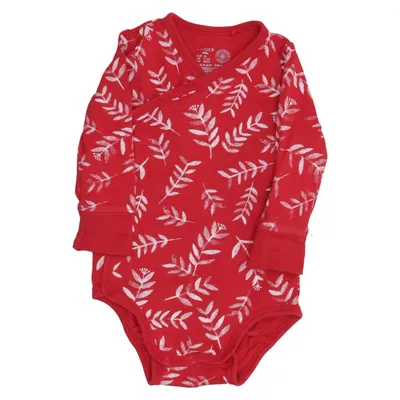 Body (Rouge, Blanc) de Lindex Baby Coton, Élasthane
