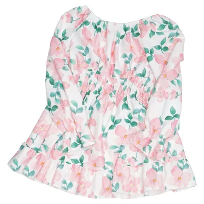 Robe (Blanc, Rose, Vert) de Prato Élasthane, Polyester