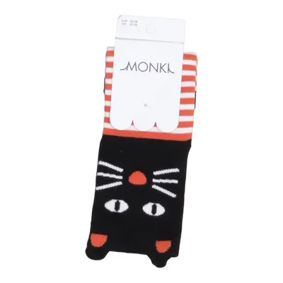 Sokken (Zwart, Oranje, Wit) van Monki