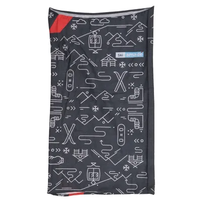 Nekwarmer (Zwart, Wit, Blauw) van Ski amade