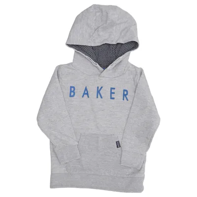 Kapuzenpullover (Grau, Blau) von Baker by Ted Baker Baumwolle, Polyester