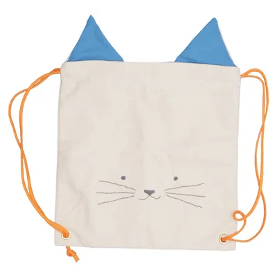 Sac à dos (Beige, Bleu, Orange) de Meri Meri Coton