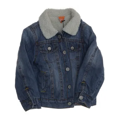 Fodrad jeansjacka (Blå, Vit) från Pusblu Bomull, Polyester