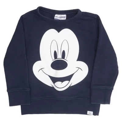 Sweatshirt (Blauw, Wit) van Gap x Disney Katoen, Gerecycled polyester