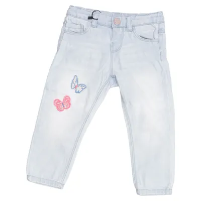 Spijkerbroek (Blauw) van Zara BabyGirl Katoen, Elastaan