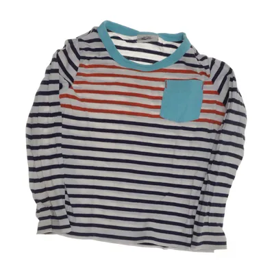 Långärmad t-shirt (Vit, Flerfärgad) från Mini Boden Bomull