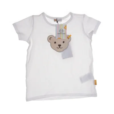 T-shirt (White, Multicolored) from Steiff Cotton, Elastane