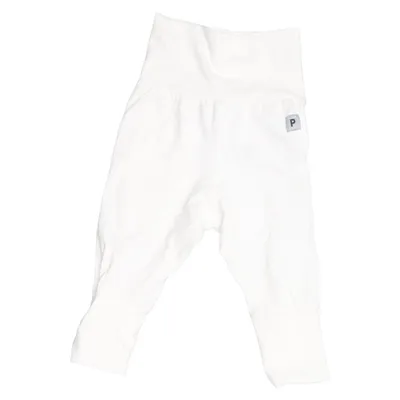 Leggings (White) from Polarn O. Pyret Elastane, Organic cotton
