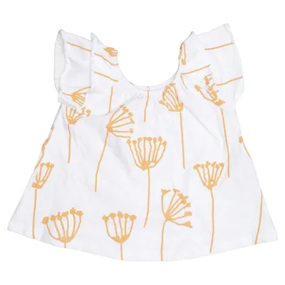 Top (White, Yellow) from Geggamoja Cotton, Elastane