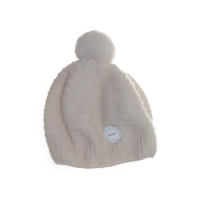 Bobble hat (White) from Reima Polyester, Wool