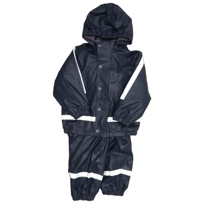 Regenkleding (Blauw) van Basic U Polyester, Polyurethaan