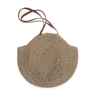 Strandtaske (Beige, Brun) fra Clockhouse Polyester, Polyurethan