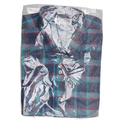 Chemise en flanelle (Bleu, Multicolore) de Woodlands Coton