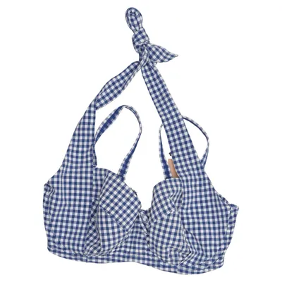 Bikini top (Blue, White) from Change Lingerie