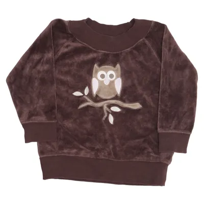 Sweatshirt (Brown) from Kids by Lindex Cotton, Polyester
