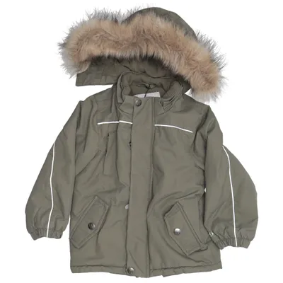 Winterjas (Groen) van Wheat Polyamide, Polyester