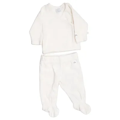 Set (Wit) van Lindex Newborn Katoen, Polyester