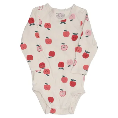 Body (Beige, Flerfärgad) från Lindex Baby Bomull, Elastan
