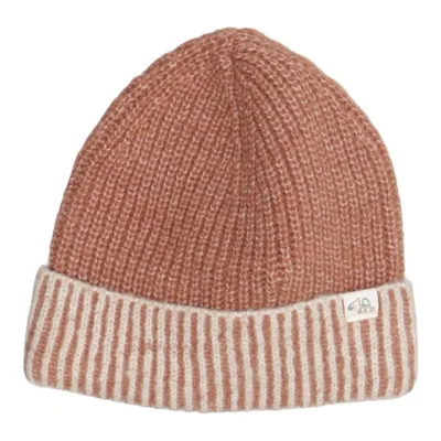 Beanie-Mütze (Braun, Beige) von Pusblu Acryl, Elasthan, Polyester