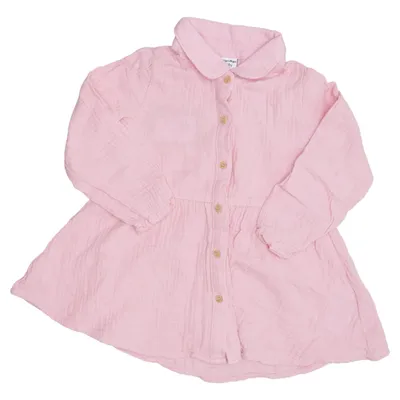 Jurk (Roze) van Dopo Dopo Baby Katoen