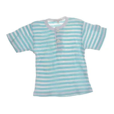 T-shirt (Turkos, Vit) från Polarn & Pyret Bomull