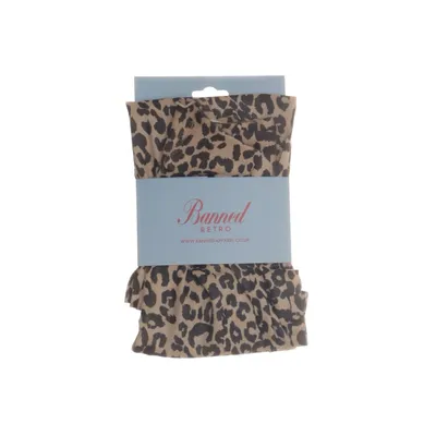 Strumpbyxor (Beige, Svart, Flerfärgad) från Banned Retro Elastan, Polyester