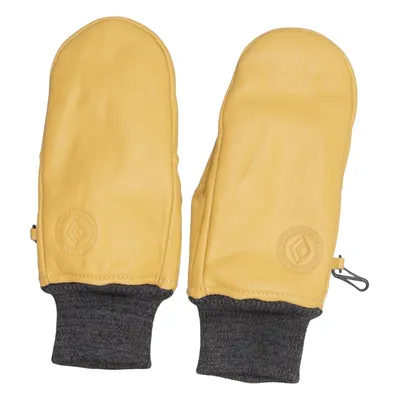 Mittens (Yellow, Gray) from Black Diamond Leather, Polyester