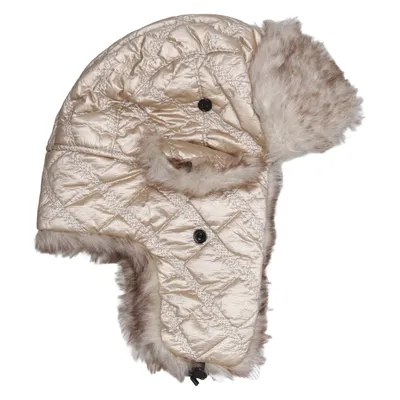 Trapper hat (Beige, Brown) from Ambra Polyester
