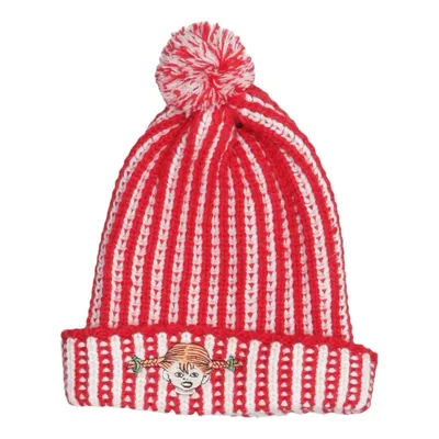 Bobble hat (Red, White) from Astrid Lindgren