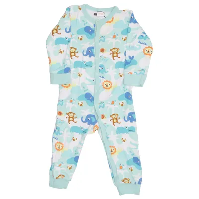 Rompers (Blue, Multicolored) from Baby by Lindex Organic cotton