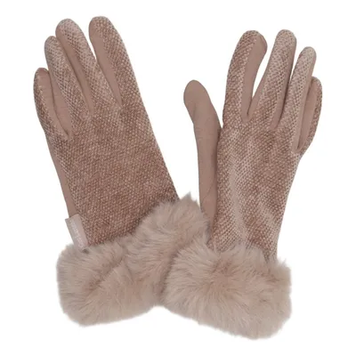 Handschoenen (Beige) van Guy Laroche Katoen, Polyester