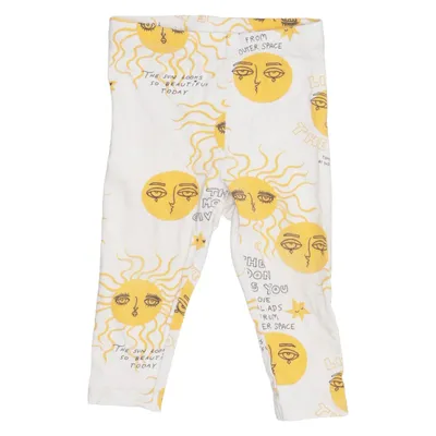 Leggings (Wit, Geel) van Mini Rodini